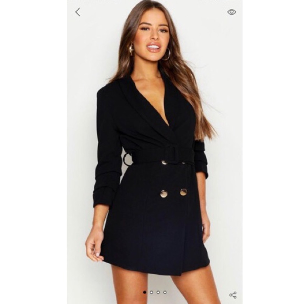Petite, belted blazer dress. Size 10, never worn.